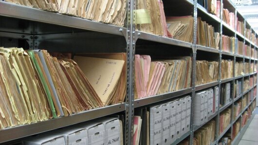 Shelf with Documents