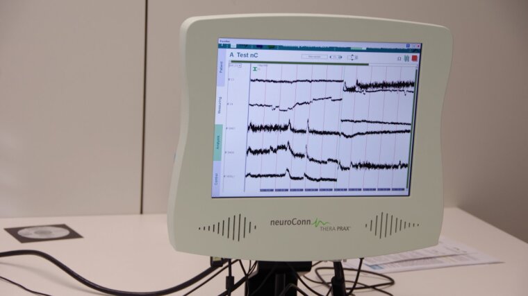 EEG writings during Neurofeedback on Control Screen