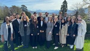 IOCM students at the UN Geneva Campus