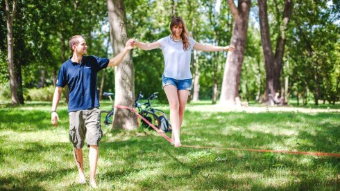 Platzhalterbild — Balancieren im Paradies