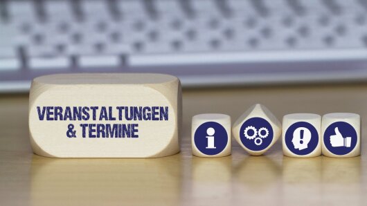 Würfel "Veranstaltungen &amp;amp; Termine"
