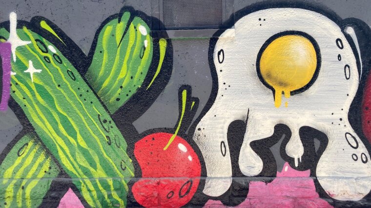 Graffiti im Stadtbild Jenas