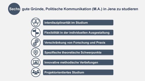 Sechs gute Gründe MA PK - Überblick