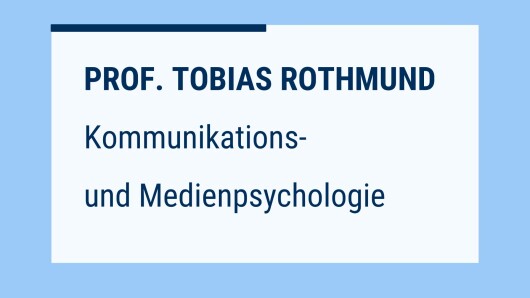 Kommunikations- und Medienpsychologie