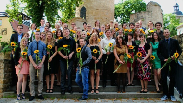 Die AbsolventInnen des Instituts für Kommunikationswissenschaft Jena 2012