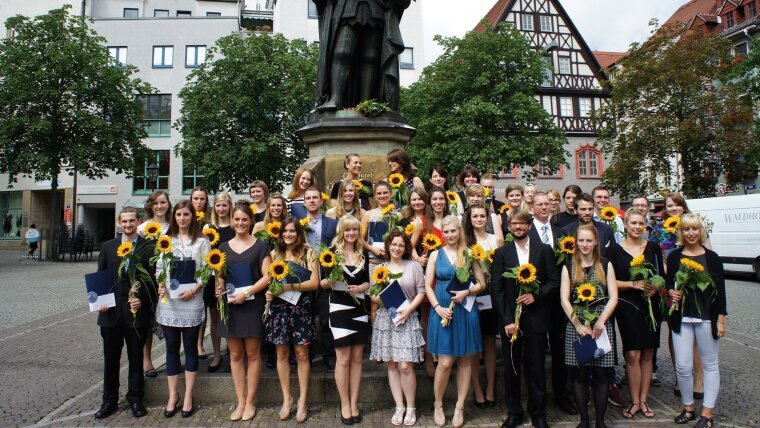 Die AbsolventInnen des Instituts für Kommunikationswissenschaft Jena 2014